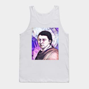 Friedrich Schlegel Pink Portrait | Friedrich Schlegel Artwork 8 Tank Top